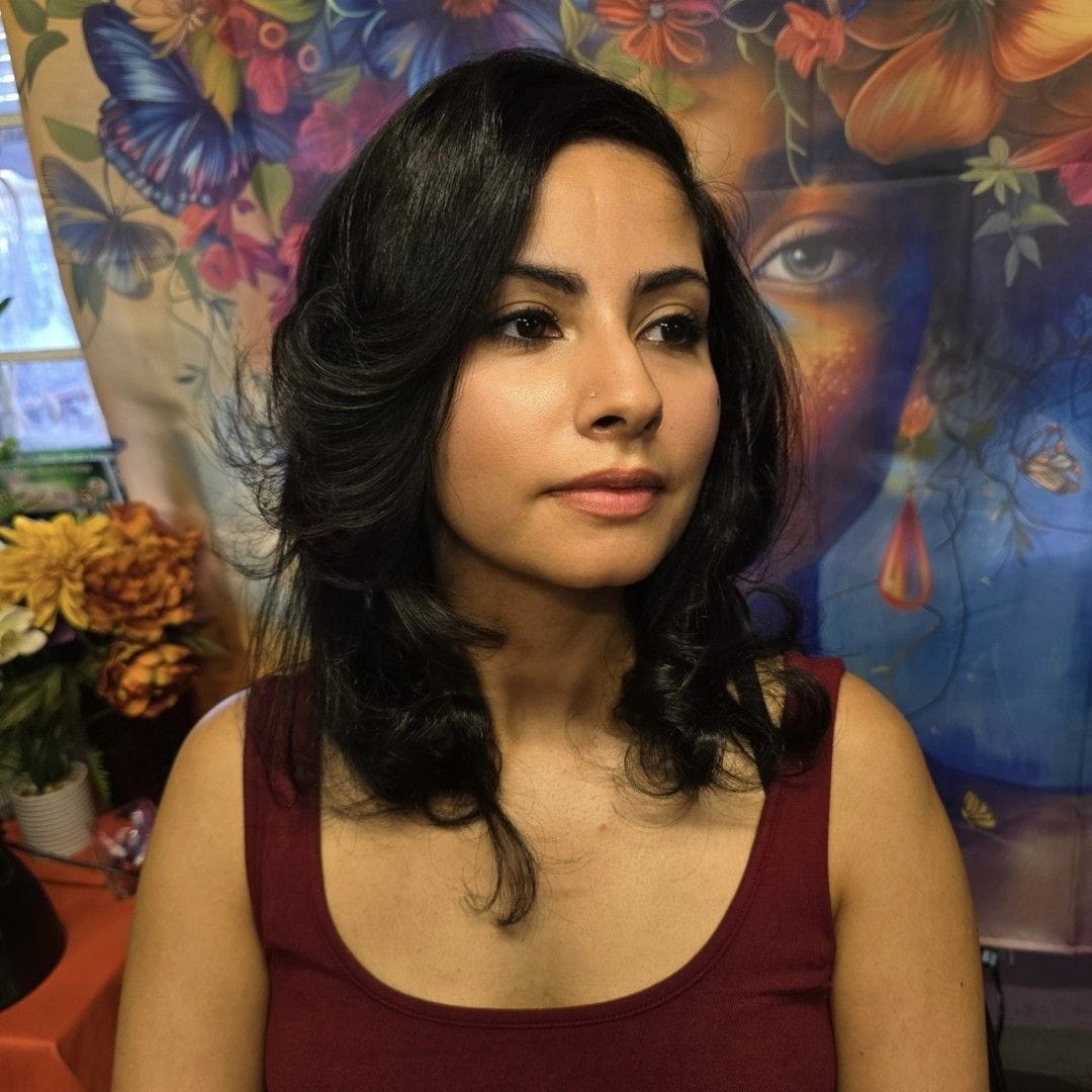 Silk press natural hair consultation