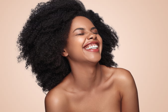 Kinky curly hairstyles from a curly hair stylist