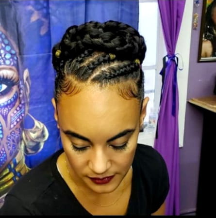 Superior cornrow hair design